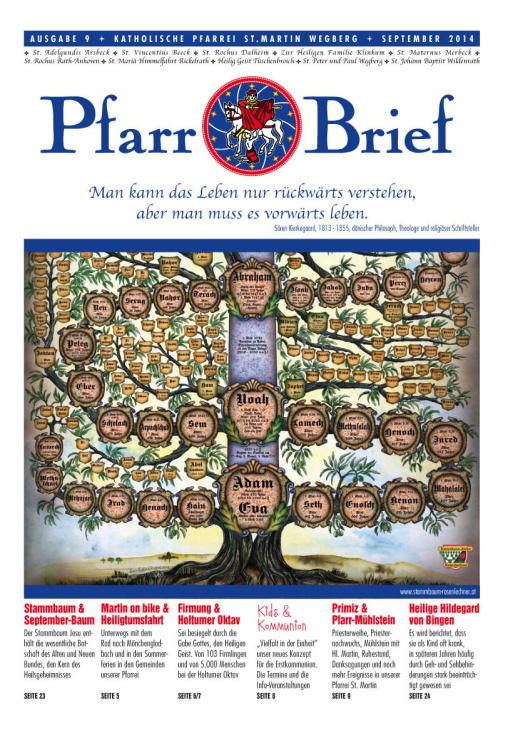 Pfarrbrief St. Martin Wegberg September 2014