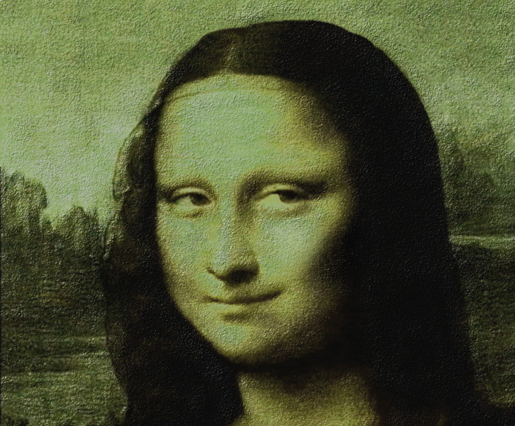 Mona Lisa grün