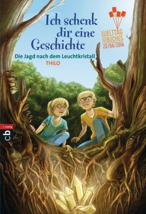 Cover „Die Jagd nach dem Leuchtkristall“ // Ich schenk Dir eine Geschichte 2014