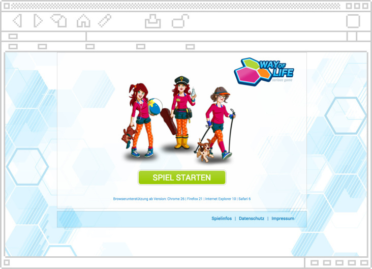 Way of Life Serious Game – Homepage