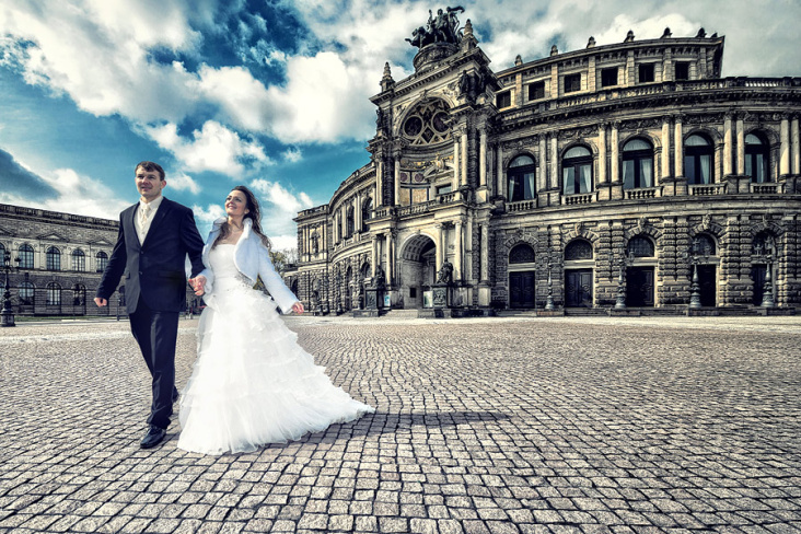 Hochzeit 2014 in Dresden.