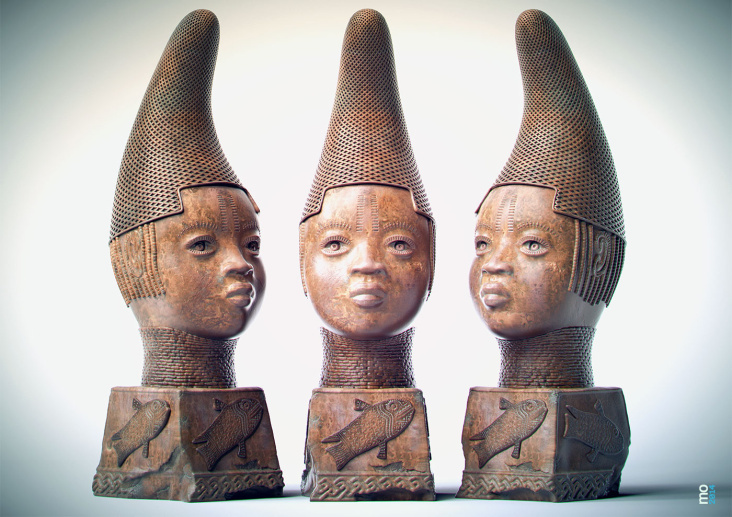 Benin Bronze Rekonstruktion