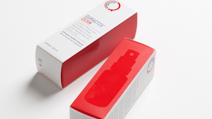 Quractiv Derm Wundspray Identity Design & Packaging