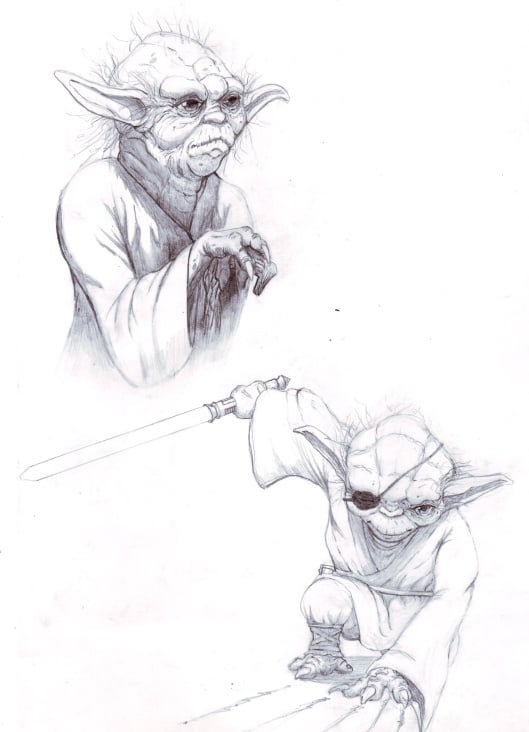 Yoda sketch