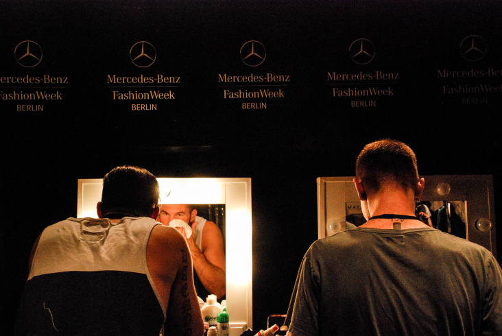 Backstage Andy Wolf Eyewear –  Mercedes Benz Fashion Week