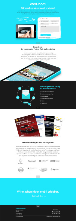 Interlutions Email-Marketing-Landingpage