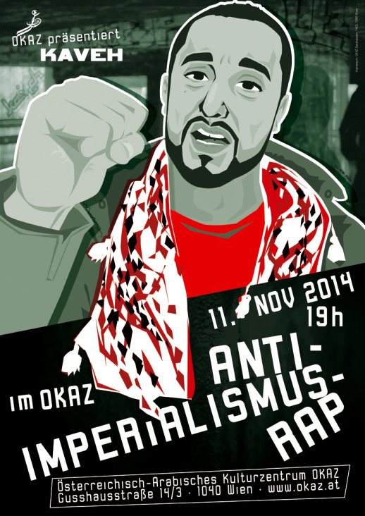 Plakat / poster: Kaveh Rapper Berlin