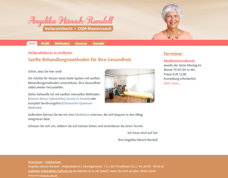 Website Angelika Hänsch-Randoll
