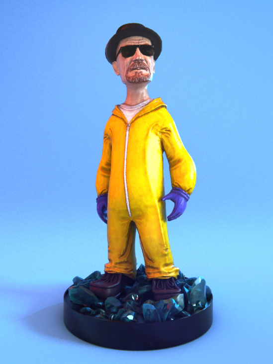 Breaking Bad Sammelfigur Produktrender. Wurde gefeatured auf der Webseite des IT’S ART Magazins