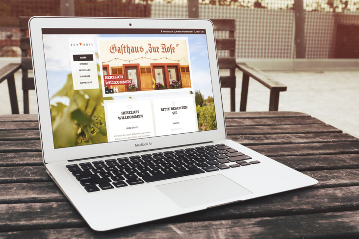 Website Gasthaus Zur Rose