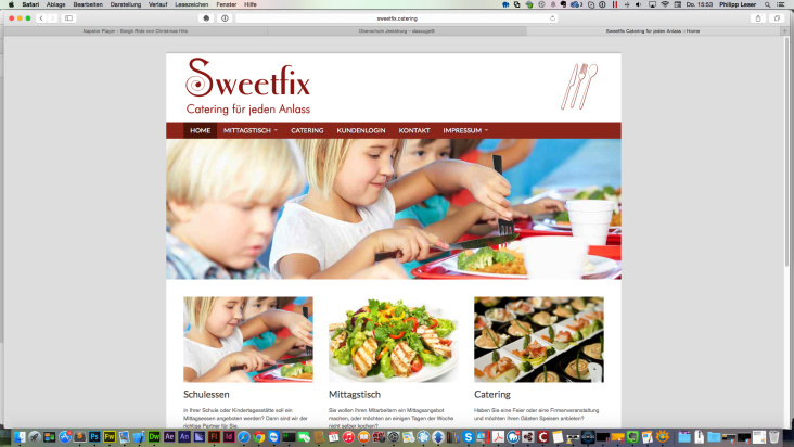 Homepage der Firma Sweetfix