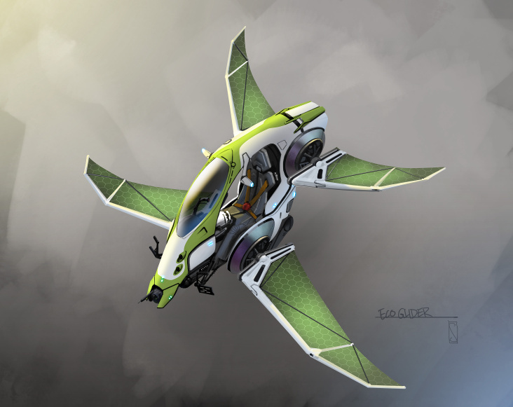 Eco Glider (Concept Art für Anno 2040)