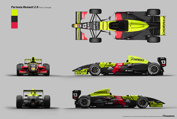 Formula Renault 2.0 Livery Design Overview