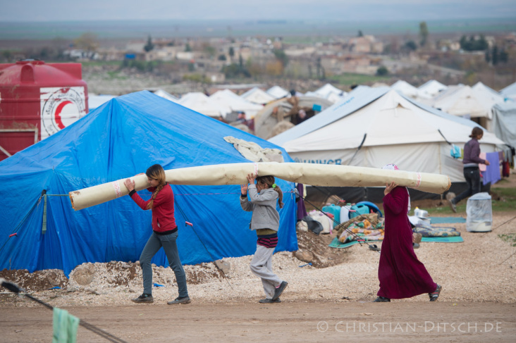 Syrien / Rojava – Jeziden-Flüchtlingslager