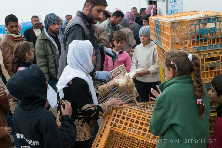 Syrien / Rojava – Jeziden-Flüchtlingslager