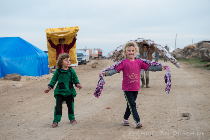 Syrien / Rojava – Jeziden-Flüchtlingslager