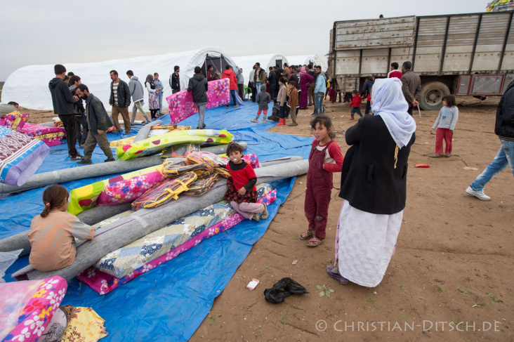 Syrien / Rojava – Jeziden-Flüchtlingslager