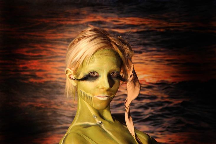 Bodypainting , Feuerwesen