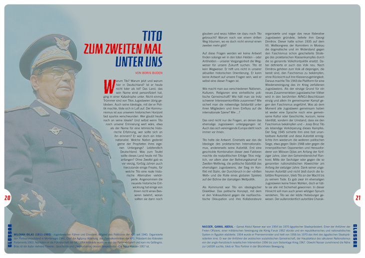 Beispielseiten aus dem Tito-Magazin