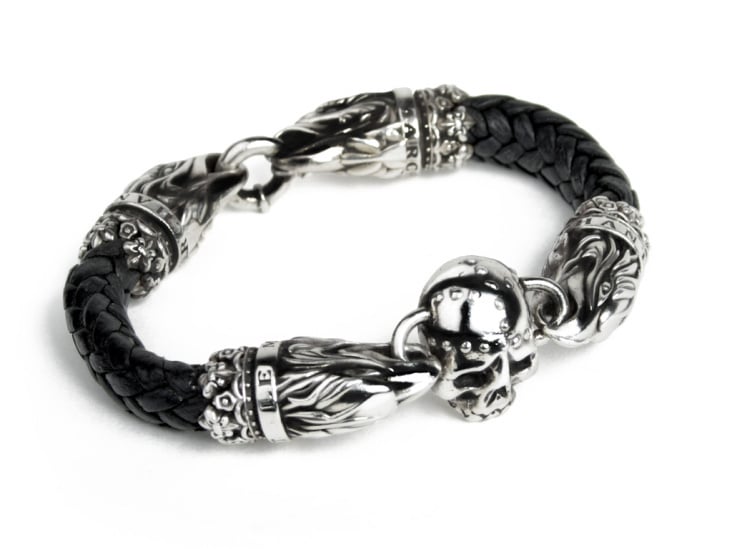 Armband «King Of Eagles – Skull» by BLACK BARON