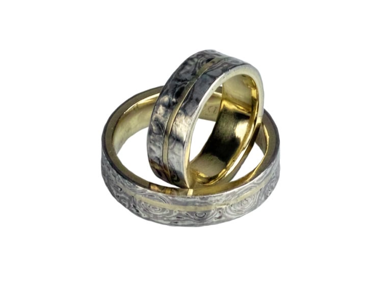 Ring «Gold Vain» by L’AMOUR TOUJOURS