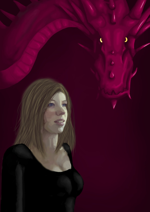 Dragon, digitale Illustration