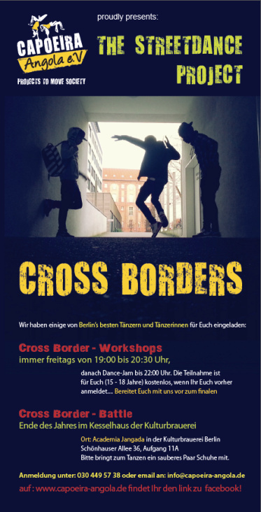 Streetdance Projekt CROSS BORDERS Vorderseite