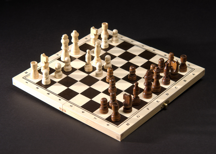 Schach angespielt