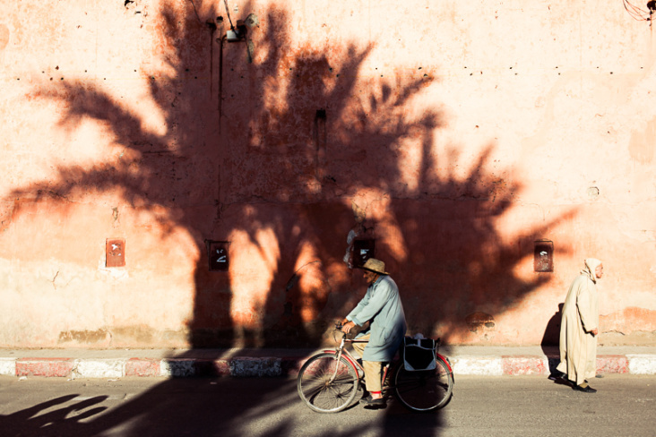 Tramping thorugh Morocco, Streetscene Marrakesh
