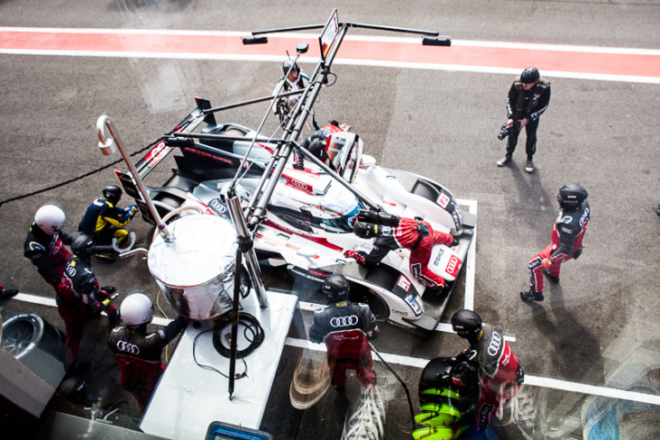 Reportage ,Audi in the pit , 6h of Spa ,