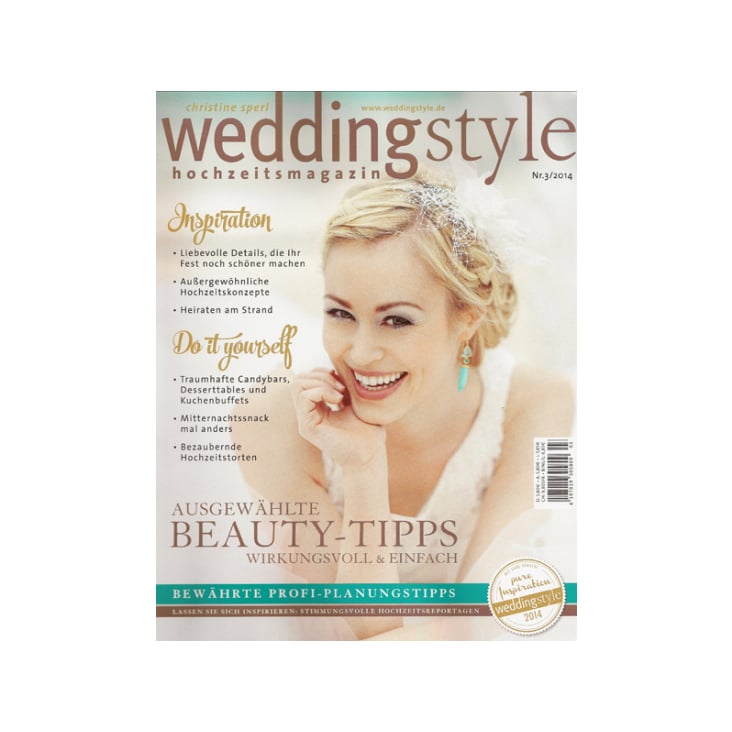 Styling für das Cover der Wedding Style