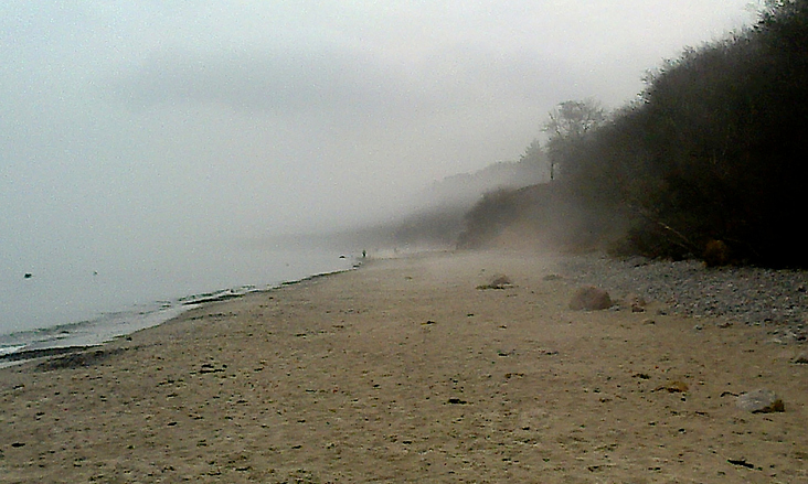 Nebelmorgen an der Ostsee