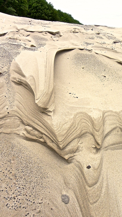 Verwehungen im Sand