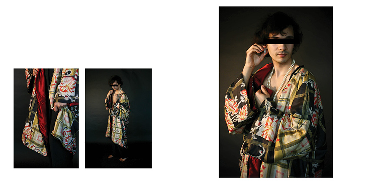 Kimono & historische Bundfaltenhose