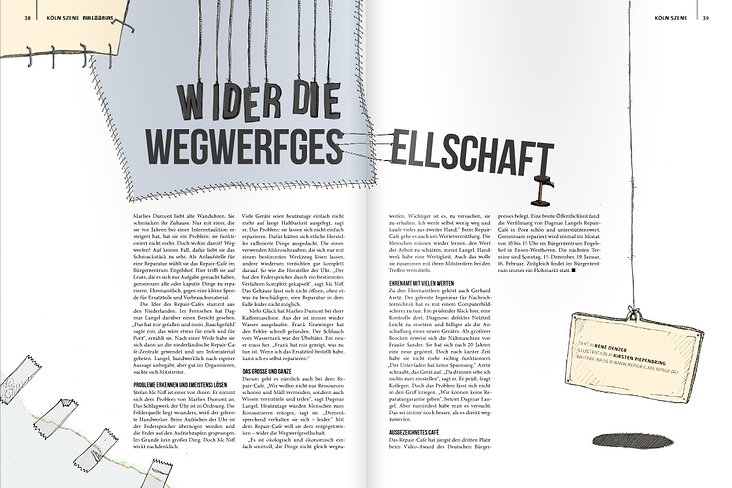 null22eins #10; Illustration und Layout