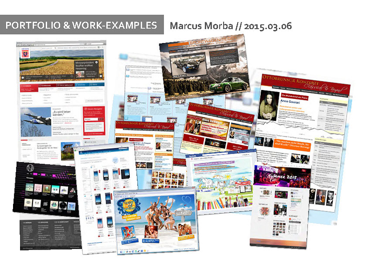 Marcus Morba – Portfolio (Stand 2015.03)