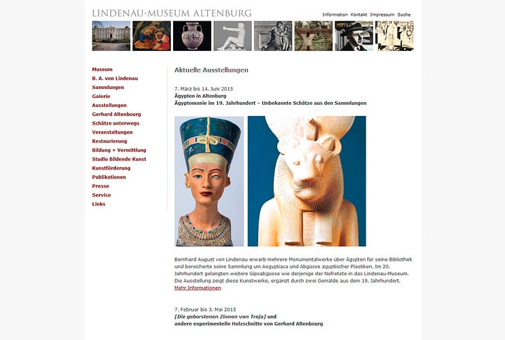 www.lindenau-museum.de, Entwurf und Umsetzung