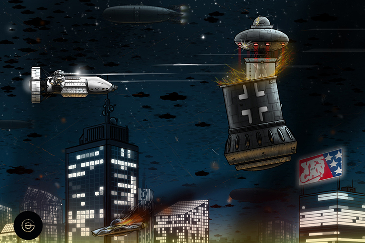 Illustration Game „Iron Sky“ (Reality Twist, 2013)