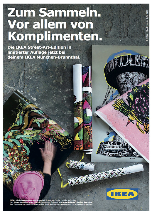 Anzeige IKEA Deutschland ART EVENT