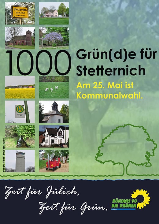 Ortsteilplakat Kommunalwahl „Stetternich“