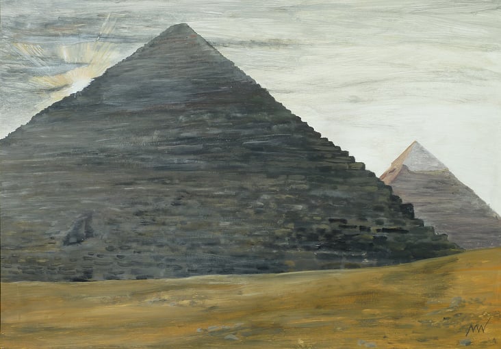 Die Cheopspyramide bei Morgenlicht