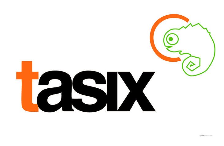 Tasix Logo auf hellem Hintergrund