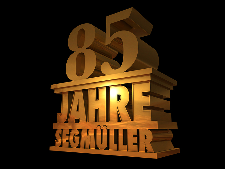 85 Jahre Segmüller LOGO 3D Illustration