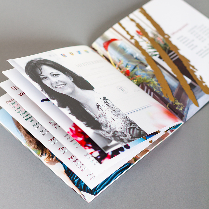 Broschüre – Haaratelier Simone Wurm