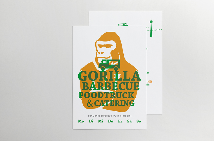 Flyer Gorilla Barbecue