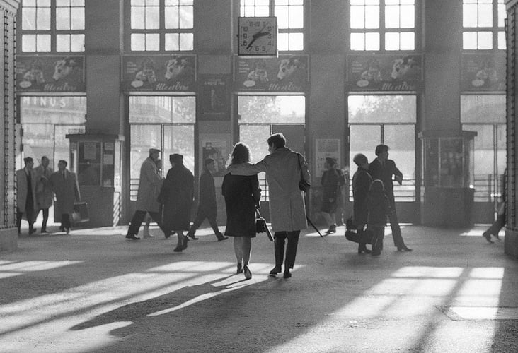 Paris Gare du Nord, 1975