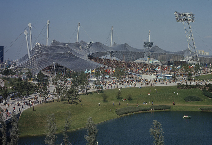 Olympiastadion in München, 1972