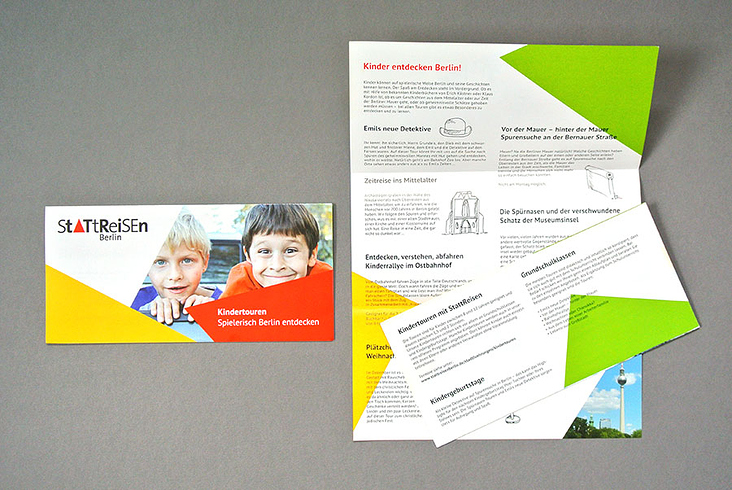 Stattreisen Stadtführungen – Kinderflyer