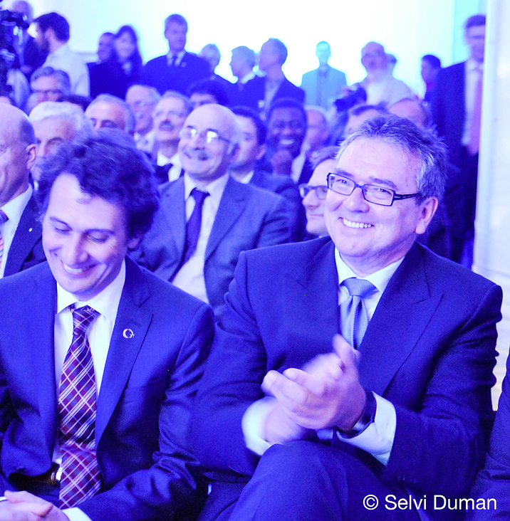 v.l.n.r. Mesut Koc, türkischer Generalkonsul und Peter Küspert,Präsident des OLG München