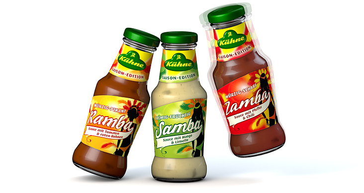 Kühne Ramba, Samba, Zamba – Visualisierung für Grupo SOLUTIONS Branding & Packaging Design GmbH